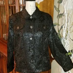 RUBY Rd. Dressy Jean Jacket